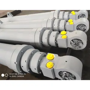 Cylindre hydraulique télescopique à Double accouplement, cylindre télescopique
