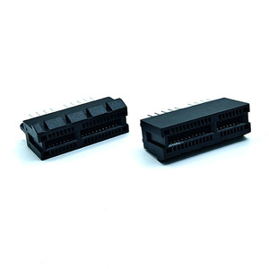 ขั้วต่อแบบตัวเมีย Amphenol 36 ขา PCI Express <span class=keywords><strong>TM</strong></span> ชุบทอง 0.039 นิ้ว (1.00 มม.) สีดำ 10018784-10200TLF ขั้วต่อแบบ Card Edge - Product Image 1