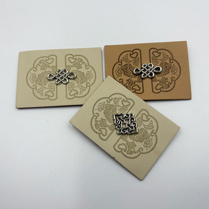 Clothing <strong>Jeans</strong> Garment Accessories Leather <strong>Labels</strong> &amp; Logo Tags with Metal <strong>Custom</strong> Brand Patches - Product Image 4