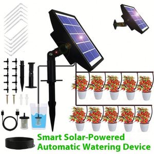 Dispositivo de Riego Automático para Plantas de Interior/Exterior, con Energía Solar, Artefacto de Riego para Flores, Modo de Temporizador, Anti-sifón - Product Image 4