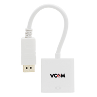 Kabel Konverter VCOM DisplayPort ke HDMI Male to Female HDTV 1080P 60Hz untuk Menghubungkan PC ke Monitor Proyektor