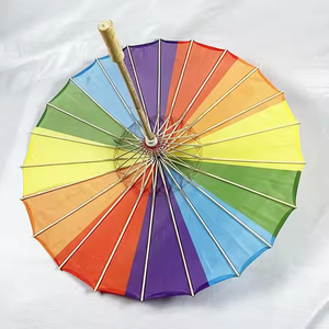 Parasol Arc-en-ciel, <span class=keywords><strong>drapeau</strong></span> américain Stars&Stripes, tissu en soie, style romantique, impression numérique, danse classique, pliable, 82 cm, fête - Product Image 3
