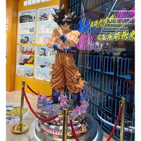 Figure d'anime grandeur nature personnalisée en usine, statue de Vegeta, artisanat en résine de 6 pieds, sculpture de figurine de Dragon Ball pour la décoration de magasin et de maison