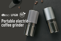 Nouvelles outremanues à café portables pour le voyage, mini moulin à café rechargeable avec meules en céramique, machine à café électrique