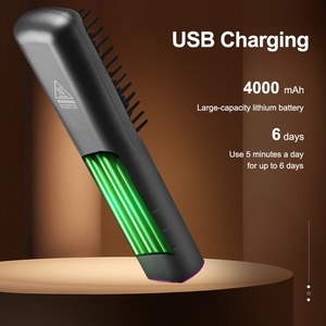 Plancha de Pelo Iónica Inalámbrica Recargable por USB, Peine Eléctrico Portátil con Tecnología de Iones Negativos - Product Image 6