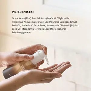 Aceite Limpiador Hidratante de Arroz Negro 150ml Sin Perfume Desmaquillante Facial - Product Image 5