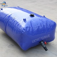 Vente d'usine en gros de réservoirs d'eau en bâche PVC pour la conservation agricole et le stockage d'eau d'urgence