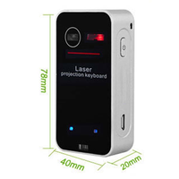 Clavier laser sans fil portable à projection virtuelle pour smartphone Android, tablette, PC portable, livraison directe