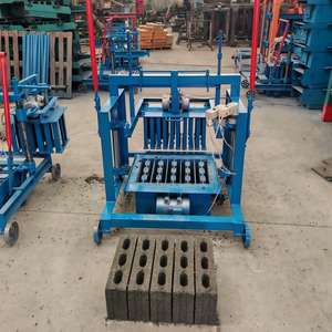 Gemaakt in China 3-45 Handmatige Mobiele Baksteenmachine Kleine Mobiele Blokkenmachine - Product Image 3