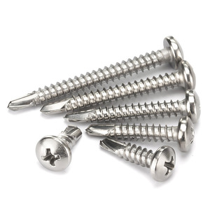 Tornillo Autorroscante Phillips de Cabeza Redonda de Acero Inoxidable 410, M4, Grado A, Nivel 4.8, para la Industria de la Construcción - Product Image 2