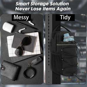 <span class=keywords><strong>Borsa</strong></span> da Palestra Multifunzionale Magnetica con Portabottiglie e Tasca per Cellulare, Comoda <span class=keywords><strong>Tracolla</strong></span> per Altri Sport - Product Image 2