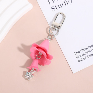 Ciondolo a Forma di Fiore Creativo e Trendy, Charm per Borsa in Lega di Zinco, Portachiavi a Fiore per Regali Promozionali - Product Image 6