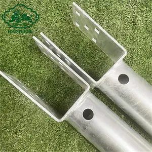 Professional galvanized earth anchors zincplated ground screw for house screw foundation for solar mounting system