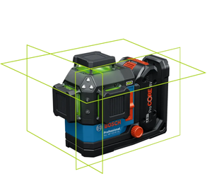 Niveau <span class=keywords><strong>laser</strong></span> vert industriel GLL 18V-120-33 CG à <span class=keywords><strong>2</strong></span> points, batterie Li-Ion 18V, auto-nivelant pour chantier de construction - Product Image 1