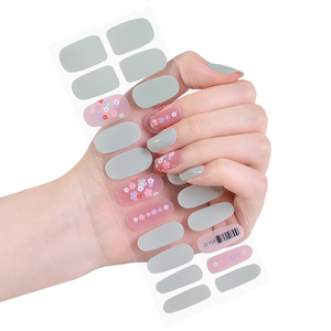 Nail Manicure Stickers Design Wraps Designer Logo Nail <strong>Strips</strong> - Product Image 6