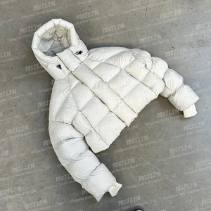 Custom Goose Down <b>Jacket</b> Luxury Casual Quilted Boxy Bubble <b>Mens</b> Coats and Cropped <b>Jackets</b> Oversized <b>Men's</b> Winter Puffer <b>Jacket</b> - Product Image 5