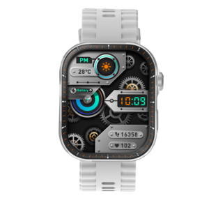 Montre connectée de suivi d'activité avec moniteur de santé 24h/24, plus de 100 cadrans en ligne, compatible Android et iOS, nouvelle batterie 1000 mAh, étanche IP68 - Product Image 2