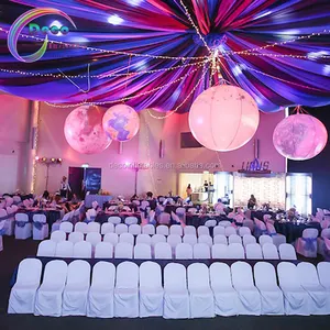 Stage performance banquet hanging 1m 1.5m 2m LED inflatable balloon nylon