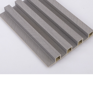 Panel de Pared Interior y <span class=keywords><strong>Exterior</strong></span> de <span class=keywords><strong>PVC</strong></span>, Revestimiento de Madera Plástica, Decoración, Rejilla, Placa Impermeable para Hospitales - Product Image 1