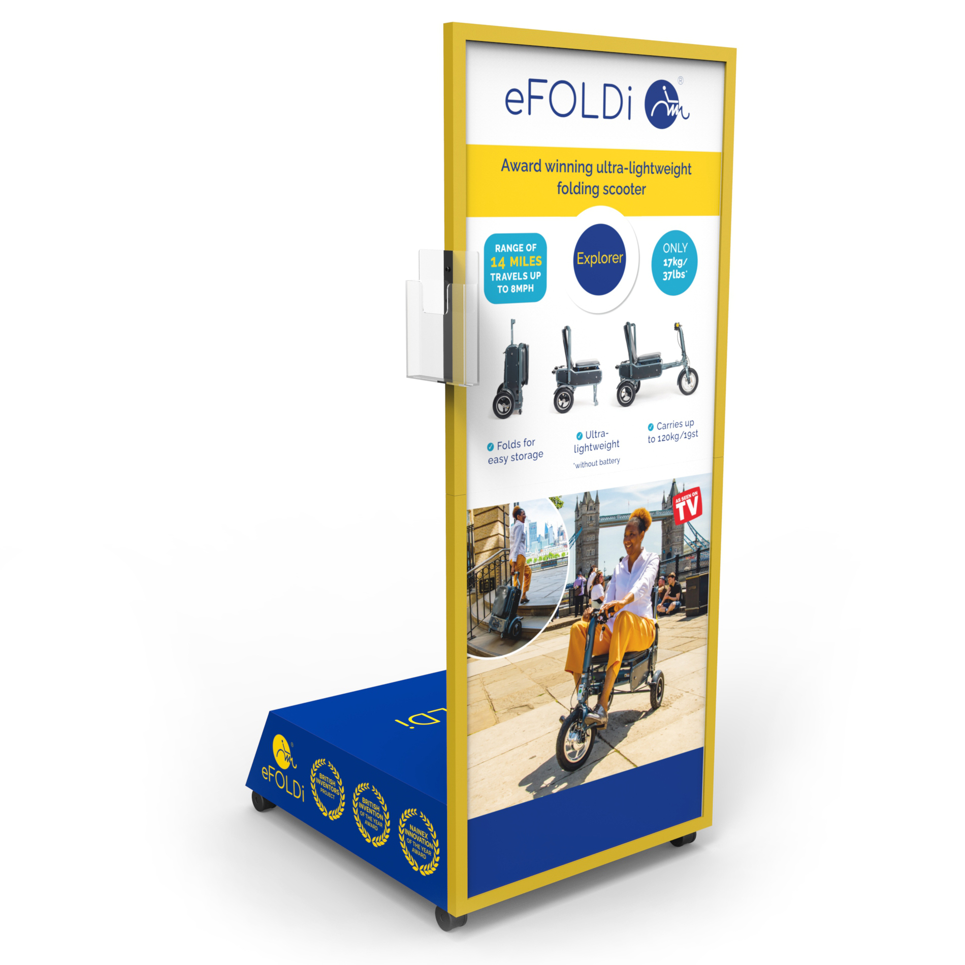 Electric Bicycle Barrier-free Power Bicycle Display Stand Electric Scooter Platform Display Retail Store — view 2
