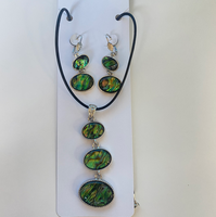 Collier et boucles d'oreilles en coquillage Abalone pour femmes, bijoux de mode