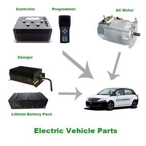 Kit de Motor de Corriente Alterna de 4KW para Conversión de Control Automático para Tuktuk y Bajaj - Product Image 5