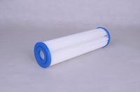 Katrij Filter PP berlipat 10 "dapat dicuci 10 mikron 20 mikron PE sedimen katrij penyaring poliester