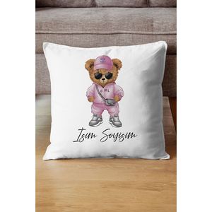 ปลอกหมอนถักขนเทียมลายหมีเท็ดดี้คุณภาพสูง หลากสี สำหรับตกแต่งบ้าน โรงแรม ห้องนอน วันคริสต์มาส และวันหยุด - Product Image 4