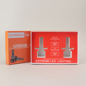 Boîte en carton personnalisée pour phares de voiture à LED avec insert en mousse, prix de gros d'usine, service de conception gratuit - Product Image 5