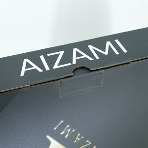 BAS quantité minimale de commande ondulé recyclable Logo noir emballage cadeau chaussures boîte à vêtements papier <span class=keywords><strong>postal</strong></span> Mailer boîtes d'expédition pour les petites entreprises - Product Image 6