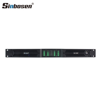 D4-1300 Mini amplificateur de puissance 4 canaux de haute qualité pour le mode de son stéréo d'amplificateur de puissance domestique