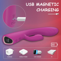 Vibrateur Lapin Point G S-HANDE, Meilleure Vente Amazon, avec Fonction Chauffante, Stimulation Clitoridienne et Vaginale, Jouet Sexuel pour Femme