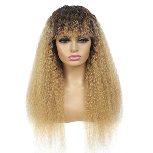 วิกผมคนตรงแบบถักจากน้ำผึ้งสีบลอนด์,วิกผมเรมี่สไตล์บราซิลสำหรับผู้หญิง - Product Image 1