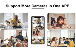 กล้องวงจรปิดแบบโดมสำหรับดูแลเด็กในบ้าน OEM พร้อมระบบ PTZ WiFi เสียงสองทาง มองเห็นในเวลากลางคืน ตรวจจับสัตว์เลี้ยง - Product Image 6