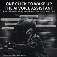 Casque audio pour moto, casque stéréo haute fidélité avec fonction de commande vocale intelligente Y10