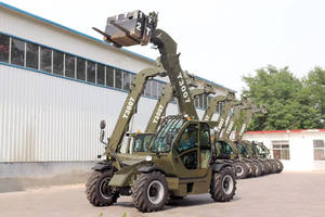 Cargador de Cuatro Ruedas con Pluma Telescópica de 3 Toneladas y 3.5 Toneladas, Montacargas Telescópico Multifuncional con Altura de Elevación de 7m, 10m, 14m y 18m - Product Image 5