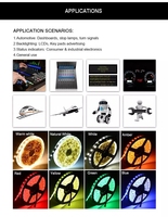 Puces LED SMD 3528 Direct Usine Blanc Neutre 4000-4500K 0.06W 2.8-3.0V 8-10lm 70Ra RoHS CE Échantillon Gratuit Disponible
