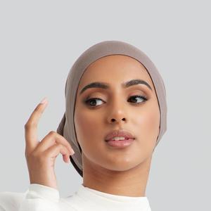 Classic muslim under <b>cap</b> <b>hijab</b> solid color lightweight soft Customizable Soft Stretchy Breathable Lightweight Islamic - Product Image 1