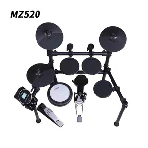 Batería Electrónica <span class=keywords><strong>Medeli</strong></span> Moshark MZ520 con Parches de Malla, Portátil para Niños, Principiantes y Adultos, Ideal para Presentaciones en Escenario - Product Image 1