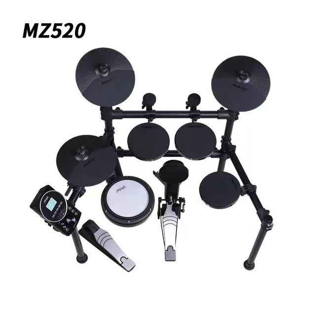 Medeli Moshark MZ520 New Mesh-Head Electronic Drum Set Portable for Kids and Beginners Adult Stage Performance