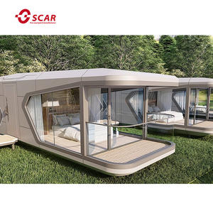 Giantsmade Mobile ready made diseño de acero modular China portátil Precio de paquete plano casas prefabricadas <span class=keywords><strong>Casa</strong></span> de cápsula de vida de lujo - Product Image 1