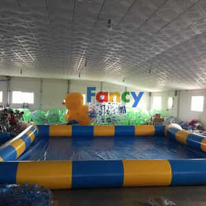 Piscine d'eau trampoline gonflable en PVC avec glissières/piscine intérieure portable pour l'extérieur - Product Image 1