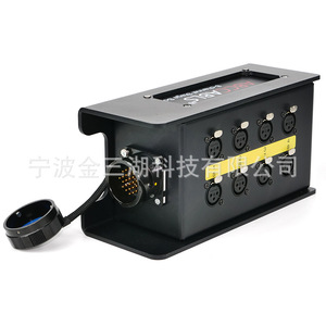 Caja de escenario Abc Cables de 8 canales con convertidor de audio XLR metálico para uso en estudio - Product Image 3