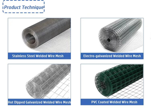 핫 딥 아연 도금 1.2m 높이 용접 와이어 울타리 패널 가금류 농장 사용을위한 사각 구멍 메쉬가있는 길이 <span class=keywords><strong>30m</strong></span> - Product Image 6