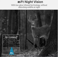 Caméra de surveillance de la faune spéciale haute performance, version mini basique, WiFi, 4K, 48MP, vidéo, portée IR 20m/85ft, IP65