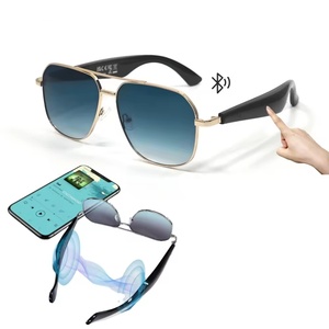 GY100 Smart Sunglasses Multi Language Wireless Translator Voice Assistant Magnetic Charging BT Ai Translation Glasses - Product Image 1