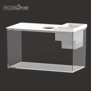 NOMOY PET 고투명 플라스틱 소형 데스크탑 어항 수족관 - Product Image 4