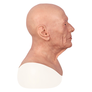หน้ากากแบบเต็มศีรษะทำจากซิลิโคนเหมือนจริงสำหรับใบหน้าฮาโลวีนของมนุษย์อุปกรณ์ประกอบฉากสวมหน้ากากงานปาร์ตี้หน้ากากสำหรับ2025 - Product Image 4