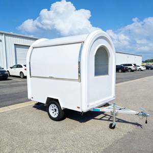 Camion de restauration et remorque multifonctionnels en acier inoxydable, résistants à la rouille, prêts pour la vente de crêpes, gaufres, pizzas, hot-dogs et café glacé - Product Image 1