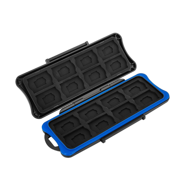 KJH Waterproof Protective Case for Nintendo for Switch 16-Game & 16-SD Card Storage Box Game Accessories